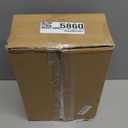 3-Tier Bathroom Storage Cabinet, Small White Floor Cabinet Freestanding Organizer with Door for Living Room Hallway Small Space