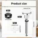 2 Set Tub Spout Diverter Repair Kit Shower Bathtub Faucet Repair Diverter Valve Cup Includes Seals and Gates Leak-Proof Faucet Repairs Bathtub Leaky Replacement Part