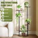 Plant Stand Indoor with Grow Light, 2 Pack Metal Plant Shelf, 5 Tiered Corner Plant Stand Display Shelves Flower Holder for Living Room Patio Balcony