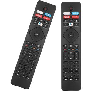 2 Pcs Voice Remote Control for Phillips Voice TV Replacement. Universal Remote Control for Philip 4K UltraHD Smart Android TV with Google Assistant. for Philips 43" 50" 55" 65" 75"