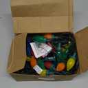 50LED C6 Christmas Lights 23FT Connectable Plug-in String Lights for Indoor Outdoor Xmas Tree Garden Patio Party Decor Multi-Color