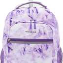 Travelers Club 18" Rolling Backpack with Shoulder Straps, Purple Tye