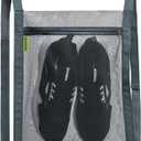 Shoe Dryer Bag, Sneaker Dry Net for Dryer, HoneyComber Mesh Bags with Zipper and Strap for Shoes, Laundry Reused Bag Tool, 15.7x13.8 Inches (1Pc Grey)