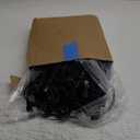 Macarrie 24 Pcs Clip in Lamp Cord with E12 Light Socket Single Lamp Replacement Cord for Holiday Christmas Village Accessories Decorations Switch Not Included, 6 ft (Black)