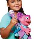 Singing Machine Karaoke Plush Sesame Street Toys (Abby Caddaby Plush Toy) - Adjustable Carrying Straps - Sing-Along Built-in Real Working Microphone & Speaker with Record & Playback Function