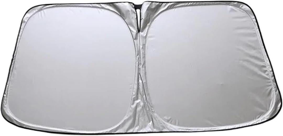 Car Window Sunshade Cover Sun Shade Windshield Visor Protector Windscreen Folding Auto UV Protection Curtain Styling Accessories, (140x70cm)