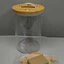 Glass Drink Dispenser with Stand,2.1 Gallons Wood Stand Cold Beverage Dispensers-Large Drink Dispensers For Parties,Bars,Restaurants