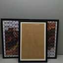 Picrit 12x18 Picture Frame 3 Pack, Black Poster Frame, Display Poster 11 x 17 with Mat or 12 x 18 without Mat for Horizontal or Vertical Wall Mounting