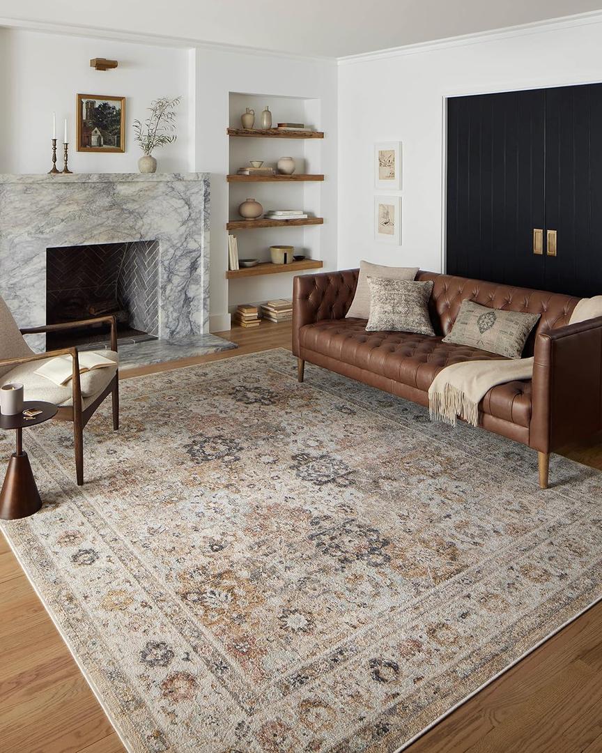 Loloi Monroe Beige/Multi 2'-6" x 10'-0" Runner Rug