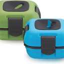 Pinnacle Insulated Leak Proof Lunch Box for Adults and Kids - Thermal Lunch Container With NEW Heat Release Valve 16 oz ~Set of 2~ Blue-Green