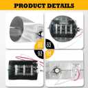 5301EL1001 Dryer Heating Element Assembly Replaces 5301EL1001H 5301EL1001G 5301EL1001J 5301EL1001A 5301EL1001U 5301EL1001E