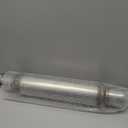 A-KARCK 2.5" Inlet Exhaust Resonator, 2.5" Inlet 2.5" Outlet 13.8" Overall Length Muffler Resonator Stainless Steel Polished