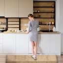 Kitchen Rugs Sets of 2 PCS  Kitchen Mats for Floor 24x35/24x60 Inch Non Slip Washable Rug Set, Non Slip Floor Mats Made of 100% Polyester Soft and Anti-Slip Standing Kitchen Runner Rug, Beige