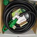 50 Amp Generator Cord 40FT and Power Inlet Box Combo Kit - Pre-Drilled, NEMA 14-50P to SS2-50R, Waterproof, ETL Listed
