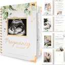 Pregnancy Journal for First Time Moms Gifts  90 Pages Hardcover Pregnancy Memory Book, Beautiful & Cute Baby Book Keepsake, Ultrasound Baby Scrapbook, Mom To Be Gift (Alpine)