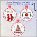 Elegant Chef Soon to Be Grandma in 2026 Christmas Ornament- Pregnancy Announcement Keepsake for Grandma