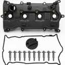 Engine Valve Cover with Gasket Bolts & Oil Filler Cap Compatible with 2013-2018 Nissan Altima 2016-2017 Nissan Murano 2014 Nissan Pathfinder 2014-2017 Nissan Rogue Infiniti QX60 2.5L Part# 13264-3KY0A
