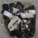 Dog Shoes for Dogs Paw Protectors Dog Boot for Outdoor with Anti-Slip Sole, Dog Booties for Medium to Large Dogs 4Pcs, with Rugged Sole for Beach and Snow (Size 6) (#6 (3.07"Length 2.56"Width) for 52-68 lbs, Black)