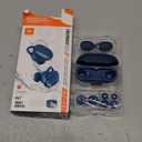 JBL Endurance Race TWS - Waterproof true wireless active sport earbuds, JBL Pure Bass Sound, Up to 30 hours of battery life, IP67 Waterproof and Dustproof, Ambient Aware & TalkThru (Blue)