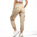 smawell Women's Hiking Cargo Pants Quick Dry Water Resistant Joggers with Pockets (M)