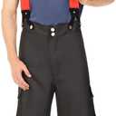 Leg Avenue Men's 3 Piece Fire Captain Costume (Medium / Large, Black/Red)