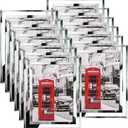 Schliersee 5x7 Picture Frames Set of 12, Multi Glass Photo Frame Bulk for Desktop Display, Silver