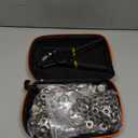 Grommet Tool Kit 1/2 1/4 3/8 Multi-Size Hole Punch, 608 Pcs Heavy Duty Grommets Tool Kit, Eyelets and Grommets for Tarps, Fabric Rings, Leather, Tents, Vinyl, Canvas And So On