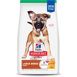 Hill's Science Diet Puppy Large Breed Dry Dog Food, Chicken & Brown Rice, 27.5 lb. Bag (EXP 10/20/26)