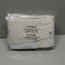 Guken Cream Linen Blackout Curtains 84 Inch Length 2 Panels Set for Living Room Bedroom Back Tab Thermal Insulated 100% Black Out Linen Drapes Room Darkening Window Curtains Ivory Natural