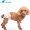 Paw Inspired 32ct Disposable Dog Diapers | Female Dog Diapers Ultra Protection | Diapers for Dogs in Heat, Excitable Urination, or Incontinence (Small)