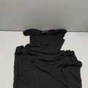 REORIA Women's Summer Sexy One Shoulder Formal Long Dress Wedding Guest Elegant Sleeveless Ribbed Bodycon Maxi Dresses (Large, Black)