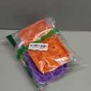 Hoolerry 2 Pack Silicone Skull Ice Cube Maker Mold Flexible Skull Ice Cube Tray for Whiskey Baking Chocolate Candy Resin(Orange and Purple)