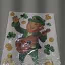 119PCS St Patricks Day Window Clings,Reusable St Patricks Day Decorations,Double Sided Green Shamrock Window Clings,Irish Static Saint Patrick's Stickers for Glass,St Patricks Day Decor(8 Sheets)