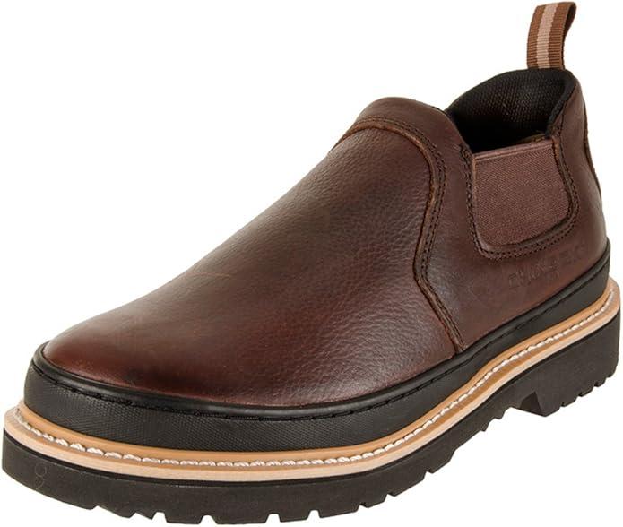 Men's Chinook, Romeo Slip-On - Wide Width Brown, 8.5