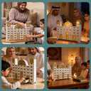 Ramadan Decorations, Wooden Countdown Calendar Mosque Advent Calendar Ramadan Decor Ramadan Gifts Eid Decor