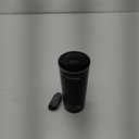 GO Heated Coffee Mug, Travel Mug, 13.5 OZ. Smart Mug, Battery Powered Heated Coffee Mug, Great for Coffee and Tea, Snap on Magnetic Charging Cord, New and Improved (Black)