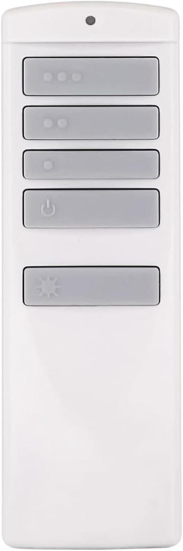 Replacement Remote for Harbor Breeze Ceiling Fan Remote Control, 3 Speed & Light Dimmer with Wall Mount, Compatible with A25-TX001-R1, A25-TX005R, A25-TX007R, A25-TX013, RRTX001R, ZJF-RT01A, White
