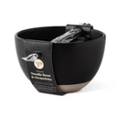 Noodle Bowl Black& White 22oz,  Core Kitchen Black Noodle Bowl