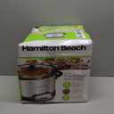 Hamilton Beach 4 Quart Programmable Slow Cooker with Flexible Easy Programming, 5 Cooking Times, Dishwasher-Safe Crock & Lid, Silver (33443)