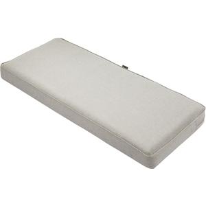 Classic Accessories 62-014-HGREY-EC Bench Cushion Combo, 42"W x 18"D x 3"Thick, Heather Grey