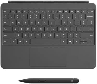 Microsoft Surface Pro Keyboard and Slim Pen 2 Bundle for Surface Pro 12" Device, Alcantara Material, Slate