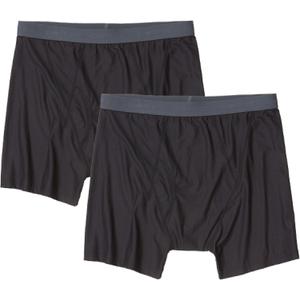 ExOfficio Men's Give-N-Go 2.0 Boxer Brief 2 Pack - Breathable Durable Easy Care Travel Underwear M