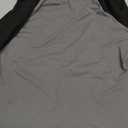 Trendy Queen Women's Long Sleeve Shirts Slim Fit Stretchy Color Block Slightly Cropped Tops M