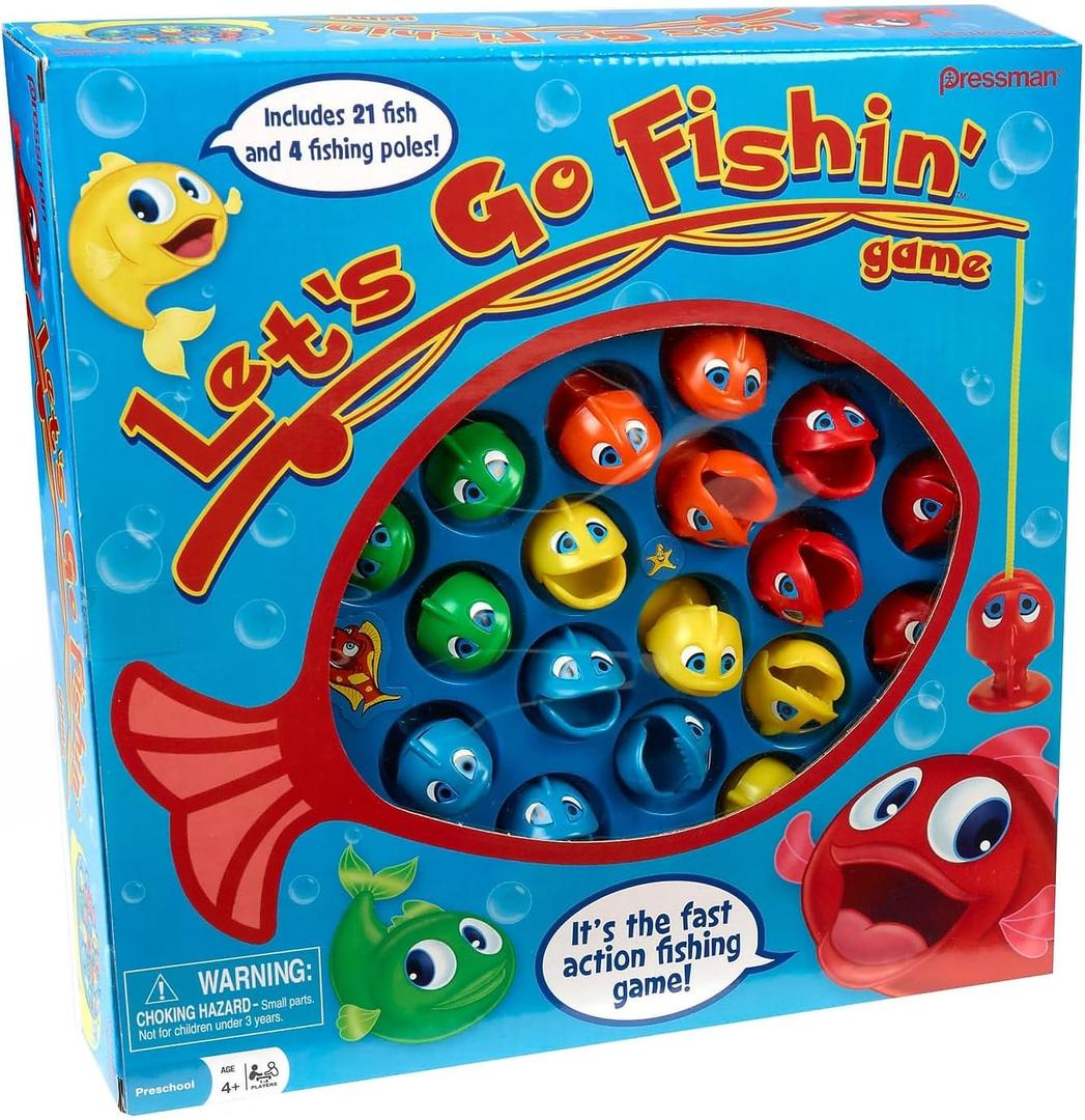 Bonus Edition Let's Go Fishin' - Includes Lucky Ducks Make-A-Match Game!
