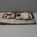 Dark Gray Dish Drying Mats 20" x 15", XL Kitchen Drying Mat for Counter, Microfiber Dish Dryer Mat, Microfiber Dish Rack Mat, Foldable Dish Drying Pad for Dishes, Pots, Pans (Dark Gray)