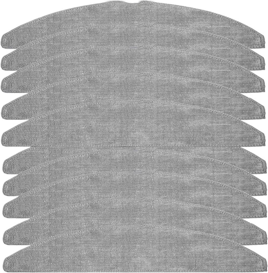 10 Pack Mop Cloths Replacement Part Compatible For Eufy L60 Robot Vacuum Cleaner, Microfiber Mop Pad Washable Mop Cloths Accessories(10pcs)