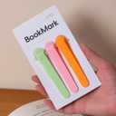 2 x 9Pcs Automatic Bookmark - Smart Book Marks for Reading, Silicone Bookmarks for Women and Kids, Unique Book Markers - Page Holder Accessories