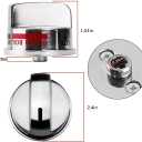 Funmit Upgrade Gas Stove Knobs Replacements for LG LRG30357ST LRG30355ST LRG30855ST Gas Range, 4PCS EBZ37189611 Range Control Knob and 1PCS EBZ37189609 Range Burner Control Knob (Super Boil)
