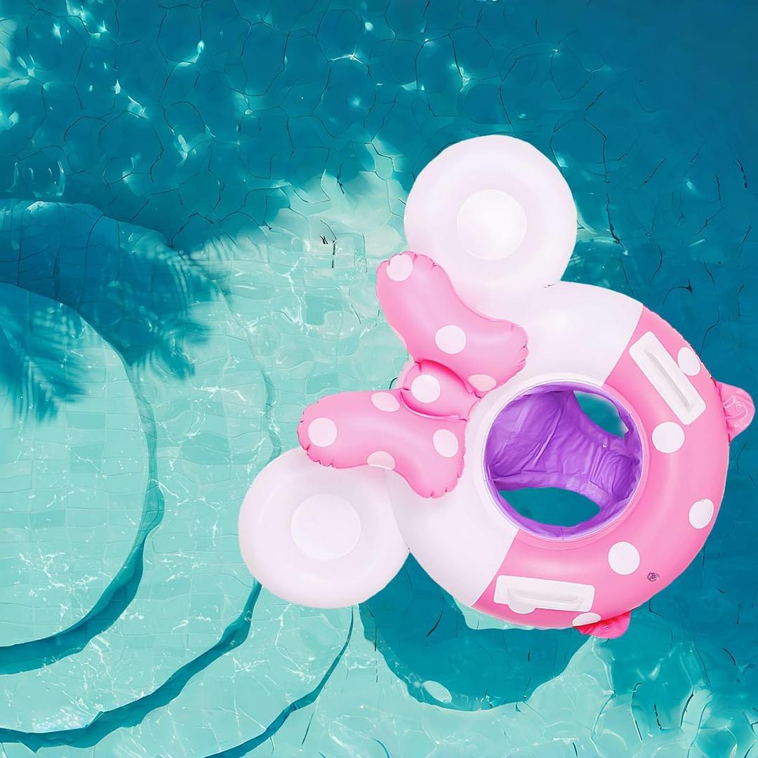 Minnie Swimming Float Swimming Ring Inflatable Pool Floating Round Pool Float Thick