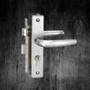 ARTIBETTER Door Handle Lock Stainless Steel Interior Panel Locking Heavy-Duty Front Door Easy Install Modern Security 4.72X 7.48 Inch